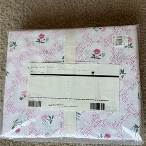 Pottery Barn Kids Pink Floral Bedding